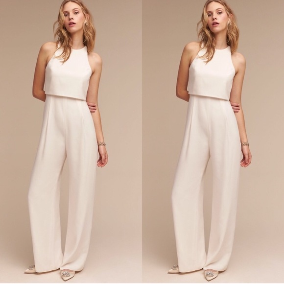 bhldn white jumpsuit